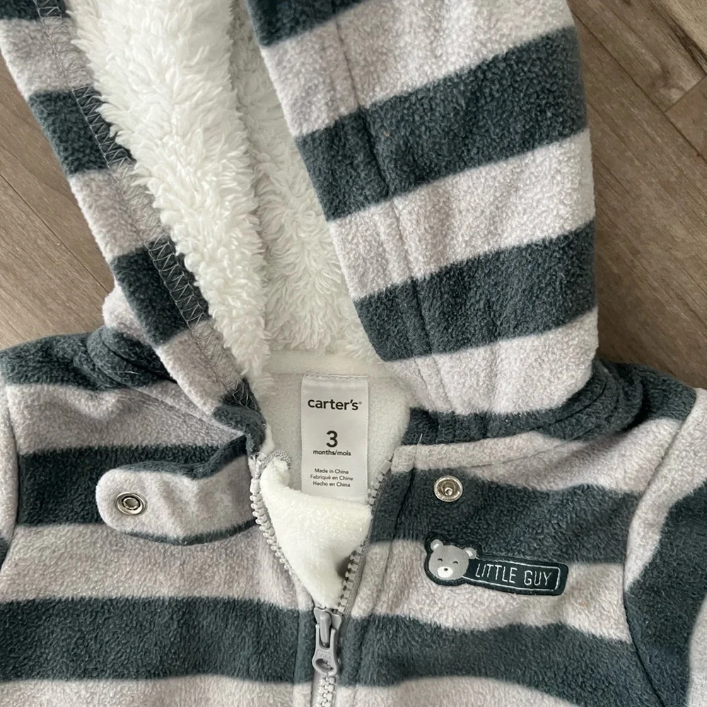Carter's & Gap Bundle: 3 Month Winter One Piece Outfits